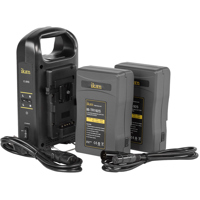 

Ikan Pro Power Kit with 2x IB-TR192 Batteries & Dual Charger, V-Mount