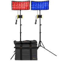 

Ikan CC8 Canvas Full Color RGBWA Bendable LED Panels 2-Point Kit with Tuneable Color Control