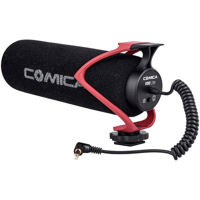 

Comica CVM-V30-LITE Directional On-Camera Shotgun Microphone, Red