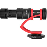 

Comica CVM-VM10 II Mini On-Camera Directional Shotgun Mic, Red