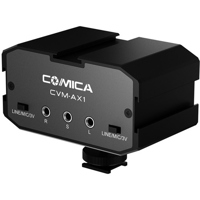 

Comica CVM-AX1 Camera-Mount Dual-Channel Audio Mixer with Dual-Gain Control for DSLR Cameras