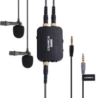 

Comica CVM-D03 Dual Lavalier Microphone Kit for DSLR & Smartphones