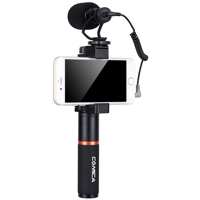 

Comica CVM-VM10-K1 Camera-Mount Shotgun Microphone Kit with Grip Handle for Smartphones