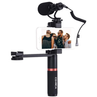 

Comica CVM-VM10-K4 Camera-Mount Shotgun Microphone Kit with Grip Handle and Accessory Arm for Smartphones
