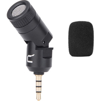 

Comica CVM-VS07C Mini Flexible Plug-In 3.5mm TRRS Cardioid Microphone for DSLR Cameras and Camcorders