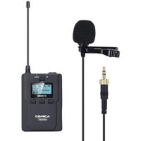 

Comica CVM-WM200TX UHF 96-Channel Wireless Bodypack Transmitter with Omnidirectional Lavalier Mic, 520-578MHz