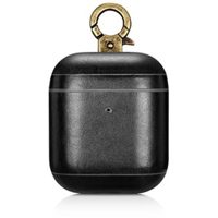 

IntelliARMOR CarryOn Genuine Leather Case for Apple AirPods, Black