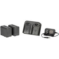 

Ikan DV Camera Battery Kit, Includes 2x IBS-970 Sony L-Series NP-F970 Compatible Battery and Dual Battery Charger