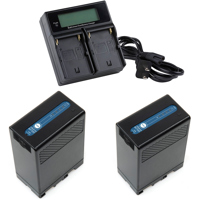

Ikan DV Battery Kit with 2x BP-U68 Lithium-Ion Batteries and Dual Battery Charger