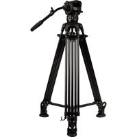 

Ikan E-Image GA752T Two Stage Aluminum Tripod with GH06 Video Head and Mid-Level Spreader, 13lbs Video Head Payload, 67" Maximum Height
