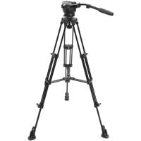 

Ikan E-IMAGE Professional Video Tripod with Fluid Head 75mm Bowl, 11 lb Load Capacity