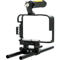 

Ikan Cage Kit for Panasonic GH4 Camera, Includes 1x Top Handle, 2x 15mm Rods