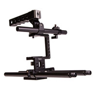 

Ikan 15mm Elements Plus Blackmagic Pocket Cinema Kit, 200mm Rod, 1/4-20 Single Rod Clamp, 15mm Rod Mount, 2x 300mm Rods, Baseplate, Swivel Top Handle