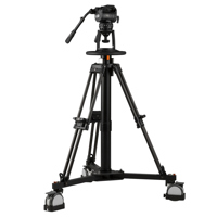 

Ikan E-Image EP880SK Pneumatic Studio Pedestal Kit, Includes E-Image GH25 100mm Pro Fluid Video Head (55 lbs Max) and EP880S Rolling Carrying Case
