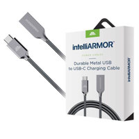 

IntelliARMOR 5' USB Type-C to USB Type-A LynkCable, Metal Gray