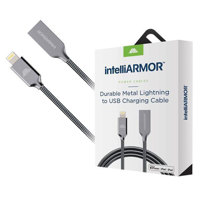 

IntelliARMOR 5' Lightning to USB Type-A LynkCable, Metal Gray