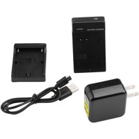 

Ikan Single DV Battery Charger and USB Wall Adapter with Canon 900-Series Plate