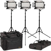 

Ikan Mylo MB8 3-Point Half x 1 Bi-Color LED Light Kit, Includes 3x Neutral Diffusion Filter, 3x Compact Light Stand, Stand Bag, Light Bag