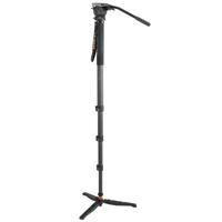 

Ikan E-Image MC800 4-Stage Carbon Fiber Monopod with 630FH Fluid Head, 82.7" Maximum Height, 8.8 Lbs Capacity