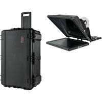 

Ikan PT4700-TK Professional 17" High-Bright Beam Splitter Teleprompter Travel Kit with Hard Case, 17' Reading Range, 1920x1080