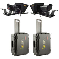 

Ikan P2P Interview System with 2x 12" Teleprompters & Travel Kit