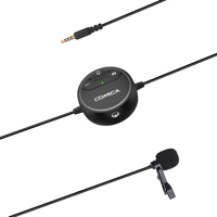 

Comica SIG.LAV V03 3.5mm Electret Condenser Omnidirectional Lavalier Microphone with Monitoring for DSLR Cameras and Smartphones