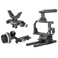 

Ikan STRATUS Cage Kit with Follow Focus & Lens Support for Sony a6500/a6400 Camera Body