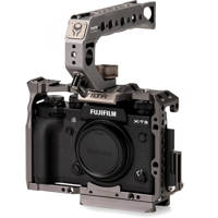 

Tilta Tiltaing Fujifilm X-T3 Camera Cage Kit A with Quick Release Top Handle, Quick Release ARCA & Manfrotto Plate, Tilta Gray