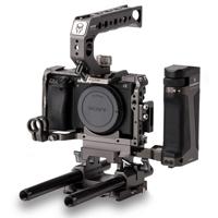 

Tilta Camera Cage Kit C for Sony A6 Series, Includes Full Camera Cage, Quick Release Top Handle, Quick Release ARCA & Manfrotto Plate