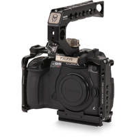 

Tilta Tiltaing Panasonic GH Series Camera Cage Kit A with Quick Release Top Handle, QR ARCA & Manfrotto Plate, Black