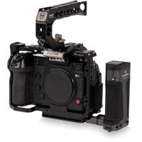 

Tilta Tiltaing Panasonic S Series Camera Cage Kit B with Quick Release Top Handle, Quick Release ARCA & Manfrotto Plate, Black