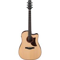 

Ibanez AAD300CE Advanced Acoustic Cutaway Guitar, Macassar Ebony Fretboard, Natural Low Gloss