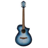 

Ibanez AEWC Series AEWC400 Semi-Acoustic Guitar, Laurel Fretboard, Indigo Blue Burst Gloss