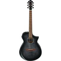 

Ibanez AEWC400 6-String Electro Acoustic Guitar, 20 Frets, Mahogany Neck, Rosewood Fingerboard, Transparent Black Sunburst