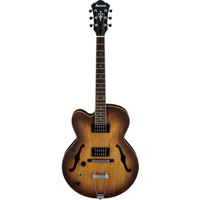 

Ibanez Artcore AF55L Left-Handed Hollow Body Electric Guitar, Bound Rosewood Fretboard, Tobacco Flat