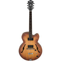 

Ibanez Ibanez Artcore Series AF55 Hollow-Body Electric Guitar, 20 Frets, Set-In Mahogany Neck, Passive Pickup, Bound Rosewood Fretboard, ART-ST Bridge, Tobacco Flat