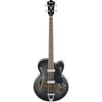 

Ibanez Artcore AFB200 Hollowbody Electric Bass Guitar, Laurel Fretboard, Transparent Black Sunburst