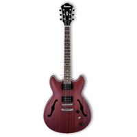 

Ibanez Artcore Series AS53 Hollow-Body Electric Guitar, Bound Rosewood Fretboard, Transparent Red Flat