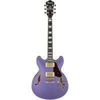 

Ibanez Artcore AS73G Semi-Hollow Double Cutaway Electric Guitar, Bound Rosewood Fretboard, Metallic Purple Flat