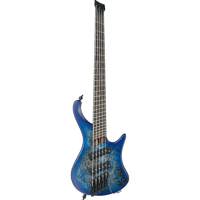 

Ibanez EHB1505MS 5-String Headless Multi Scale Electric Bass Guitar, Bound Panga Panga Fretboard, Pacific Blue Burst Flat