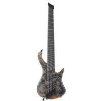 

Ibanez EHB1506MS Headless Multi Scale Electric Bass Guitar, Bound Panga Panga Fretboard, Black Ice Flat