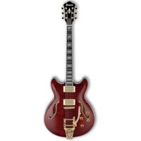 

Ibanez Eric Krasno Signature EKM10T Hollow Body EKM 3 Piece Mahogany/Maple Set-In Neck Electric Guitar, Bound Ebony Fretboard, Wine Red