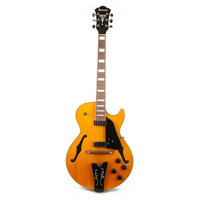 

Ibanez George Benson Signature GB10EM Hollowbody Electric Guitar, Bound Walnut Fretboard, Antique Amber
