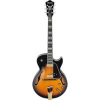 

Ibanez George Benson Signature GB10SE Hollow Body Electric Guitar, Bound Ebony Fretboard, Brown Sunburst