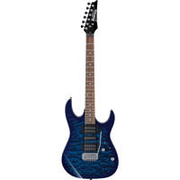 

Ibanez GIO Series GRX70QA Electric Guitar, Rosewood Fretboard, Transparent Blue Burst