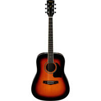 

Ibanez Ibanez PF Series PF15 Acoustic Guitar with Spruce Top, Mahogany Back & Sides, 20 Frets, Mahogany Neck, Rosewood Fretboard, Vintage Sunburst High Gloss