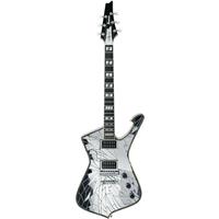 

Ibanez Paul Stanley Signature Series PS1CM Electric Guitar, Bound Ebony Fretboard, Chrome