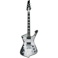 

Ibanez Paul Stanley Signature Series PS1CM Electric Guitar, Bound Ebony Fretboard, Chrome