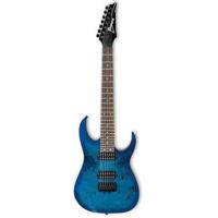 

Ibanez RG Series RG7421PB 7-String Electric Guitar with Poplar Burl Top, Rosewood Fretboard, Sapphire Blue Flat