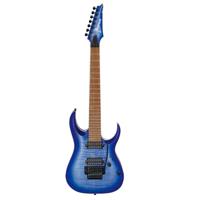 

Ibanez RGA Standard RGA7420FM 7-String Electric Guitar, Jatoba Fretboard, Blue Lagoon Burst Flat
